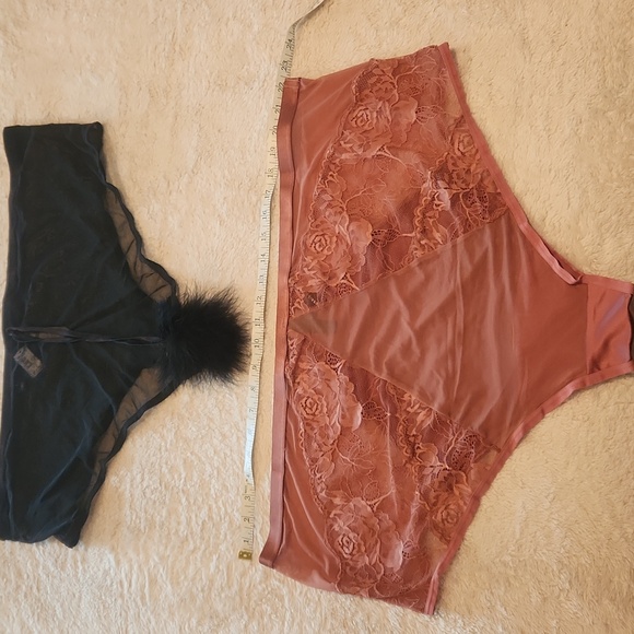 NWT Torrid Sz 5 Lot Of 2 Panties Cheeky Puff Sexy High Waist Satin - Picture 6 of 8